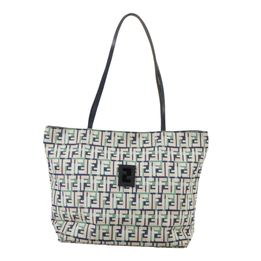 FENDI Zucca Canvas Tote Bag Green106572