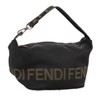FENDI Hand Bag Canvas Black106592