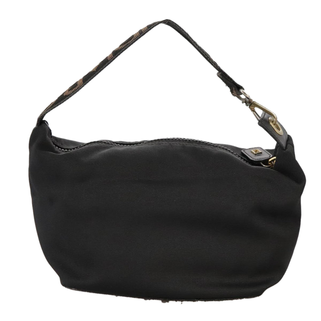 FENDI Hand Bag Canvas Black106592