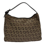 FENDI Zucchino Canvas Hand Bag Beige106688