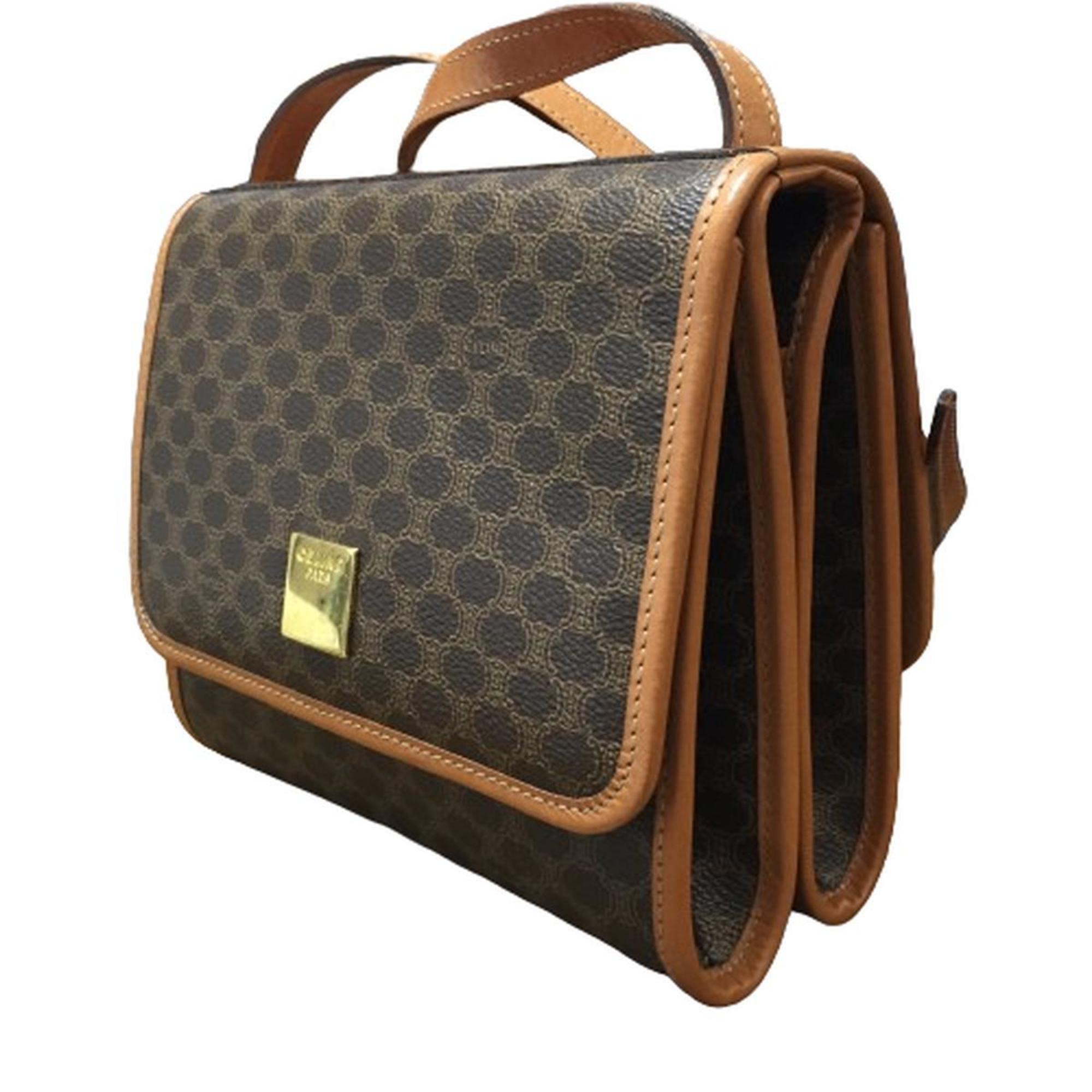 CELINE Macadam Shoulder Bag