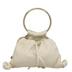 Chloe Arlin Hand Bag Leather 2way White Black 107511