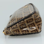 FENDI Zucchino Canvas Pouch Brown108302