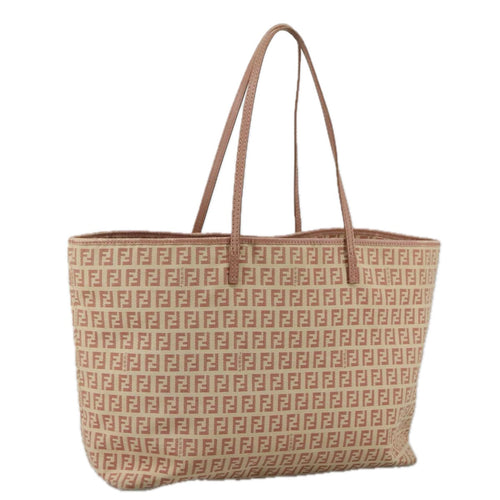 FENDI Zucchino Canvas Tote Bag Pink108691