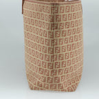FENDI Zucchino Canvas Tote Bag Pink108691