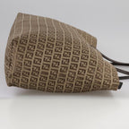 FENDI Zucchino Canvas Tote Bag Brown108741