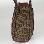 FENDI Zucchino Canvas Tote Bag Brown108744