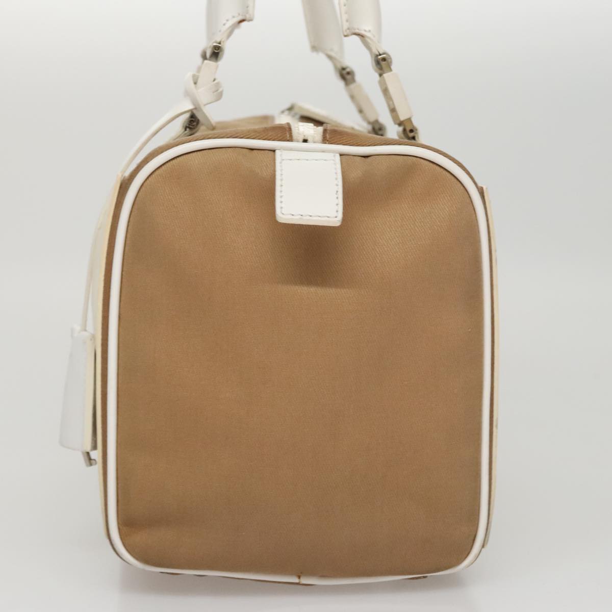 FENDI Hand Bag Canvas Beige108950