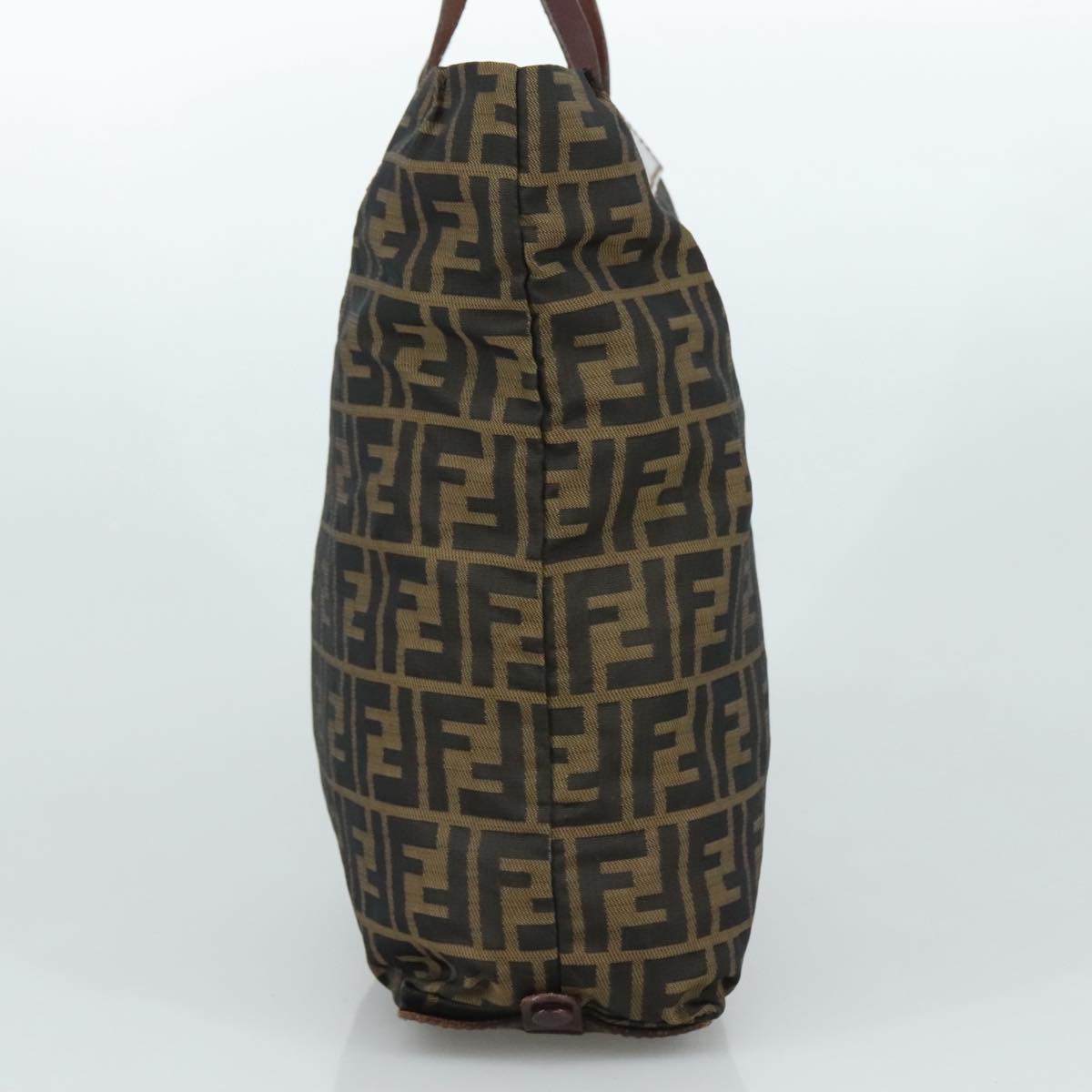 FENDI Zucca Canvas Tote Bag Brown Black109152