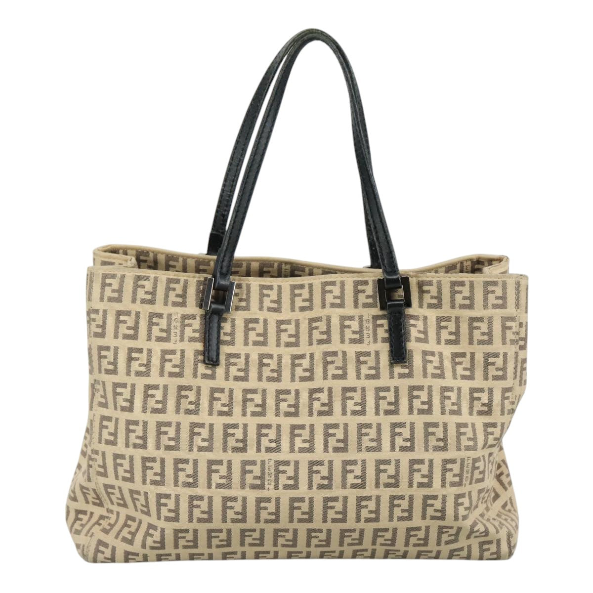 FENDI Zucchino Canvas Hand Bag Beige109160