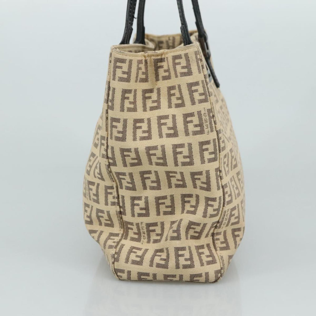 FENDI Zucchino Canvas Hand Bag Beige109160