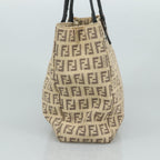 FENDI Zucchino Canvas Hand Bag Beige109160