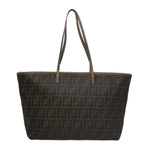 FENDI Zucca Canvas Tote Bag Brown Black109418