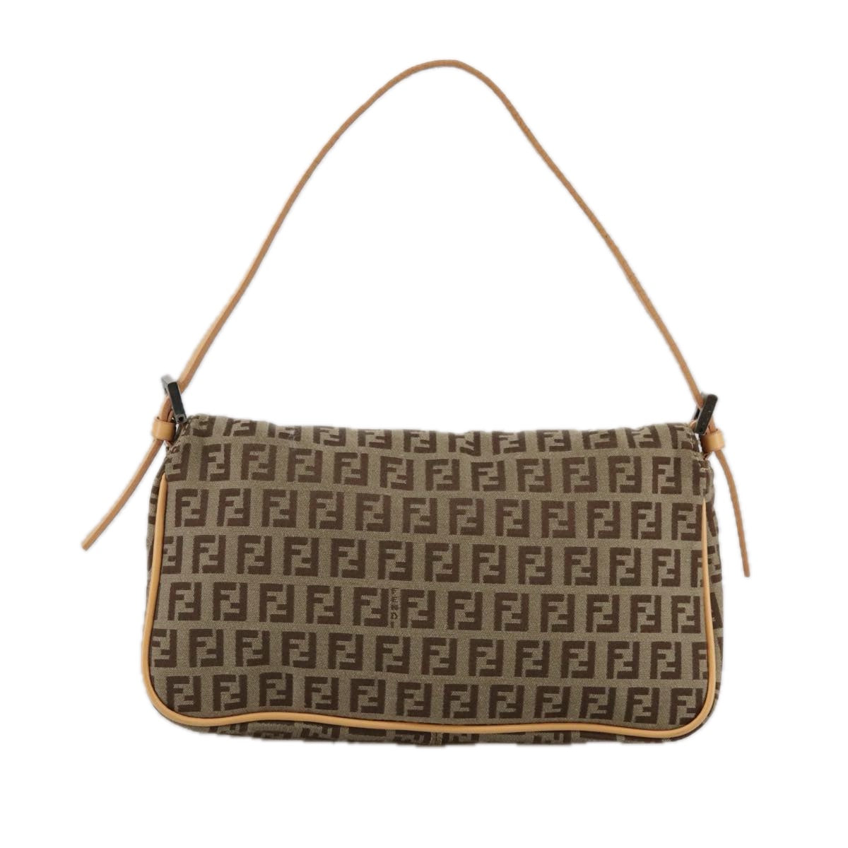 FENDI Zucchino Canvas Hand Bag Beige109493