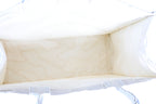 CHRISTIAN DIOR White Camouflage Embroidery Large Book Tote