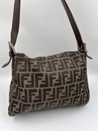 Fendi Mamma Baguette in Brown Zucca Canvas