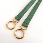 FENDI Micro Peekaboo Leather 2Way Bag Hand Bag Green 8M0355