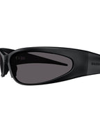 Balenciaga Eyewear Reverse XP Wrap Oval Frame Sunglasses