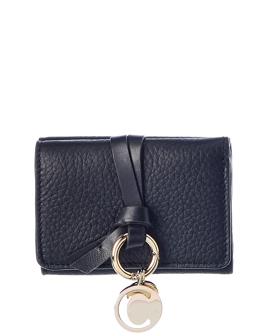 Chloe Alphabet Leather Coin Purse