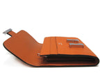 Hermes Wallet H2006 Ladies Cow Leather Orange