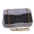Chloe Chain Shoulder Bag Leather Purple 110018