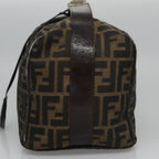 FENDI Zucca Canvas Hand Bag Brown110512