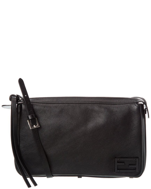 Fendi Simply Fendi Medium Leather Shoulder Bag