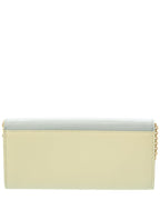 Fendi Ff Diamonds Leather Wallet On Chain