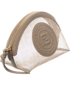 Fendi Medium Ff Mesh & Leather Toiletry Case