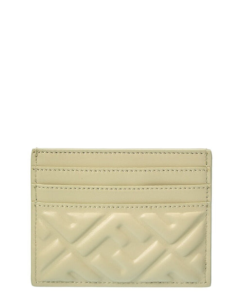 Fendi Baguette Leather Card Holder