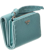 Fendi Peekaboo Micro Leather Trifold Wallet