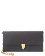 Burberry B Shield Leather Wallet On Chain