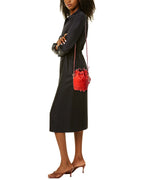 Fendi Mon Tresor Mini Leather Bucket Bag