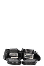 BALENCIAGA Crystal Knife Flats Black
