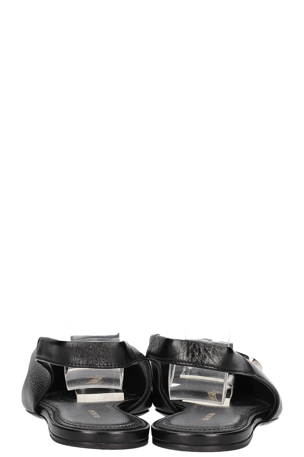 BALENCIAGA Crystal Knife Flats Black
