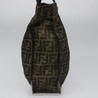 FENDI Zucca Canvas Tote Bag Brown Black111927