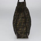 FENDI Zucca Canvas Tote Bag Brown Black111927