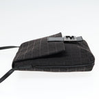Fendi Baguette  Canvas Shoulder Bag ()