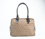 Fendi Zucchino Canvas Handbag - '10s