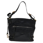 Chloe Paddington Shoulder Bag Leather Black 112596