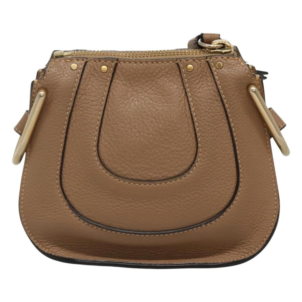Chloe Shoulder Bag Leather Beige 113141