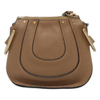 Chloe Shoulder Bag Leather Beige 113141