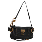 Chloe Paddington Accessory Pouch Leather Black 113824