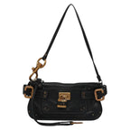 Chloe Paddington Accessory Pouch Leather Black 113824