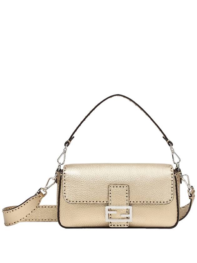 Fendi Baguette Selleria Shoulder Bag Gold