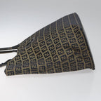 FENDI Zucchino Canvas Tote Bag Navy114388