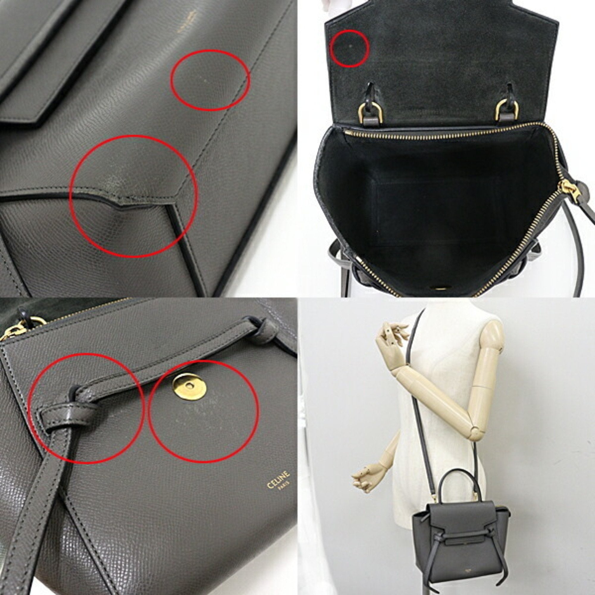 CELINE Belt Handbag