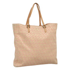 FENDI Zucchino Canvas Tote Bag Pink115728