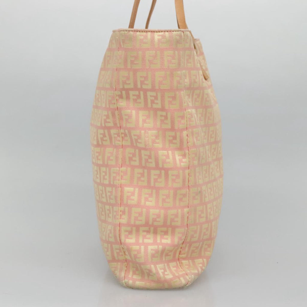 FENDI Zucchino Canvas Tote Bag Pink115728