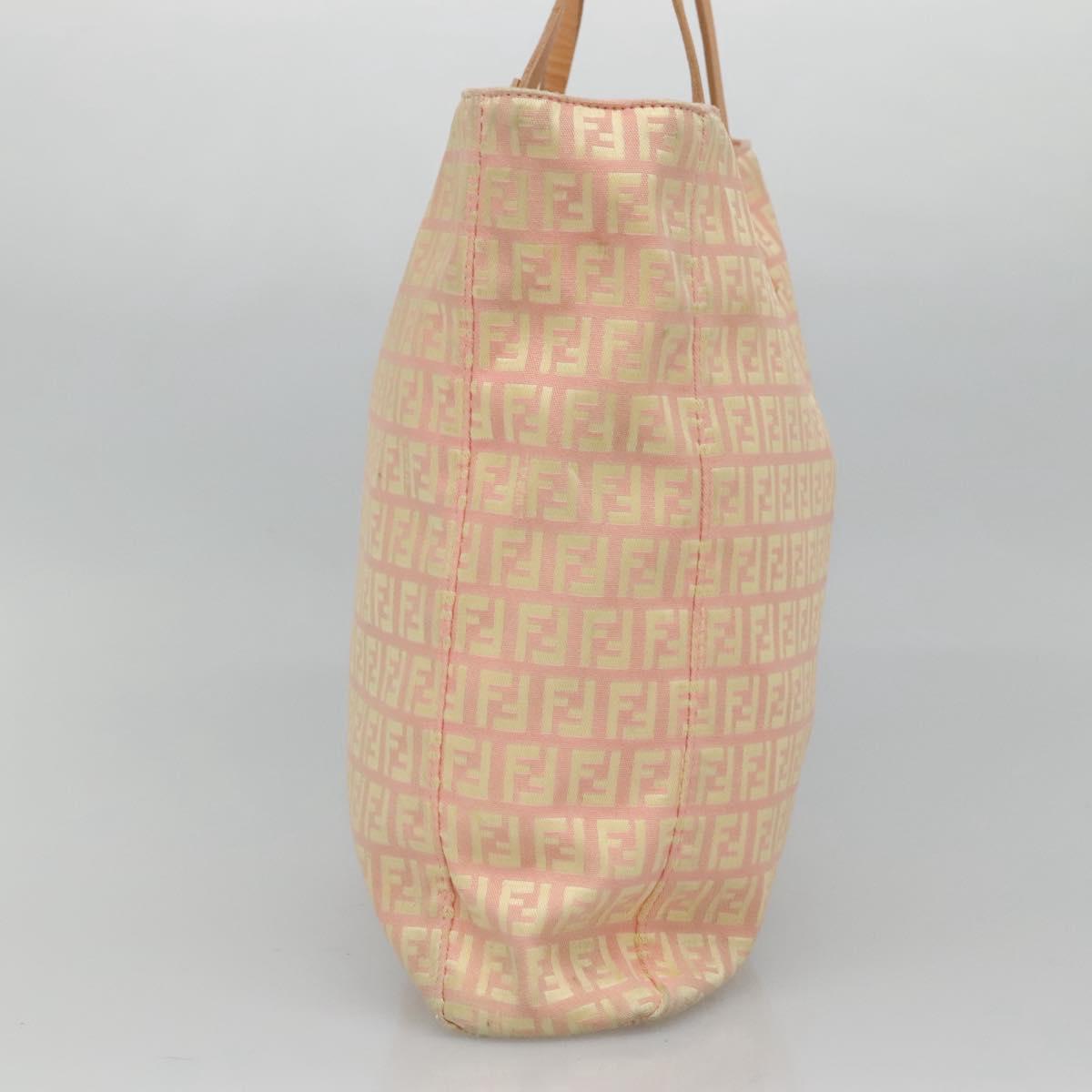 FENDI Zucchino Canvas Tote Bag Pink115728